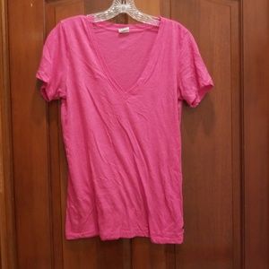 Victoria secret vintage pink v-neck tshirt